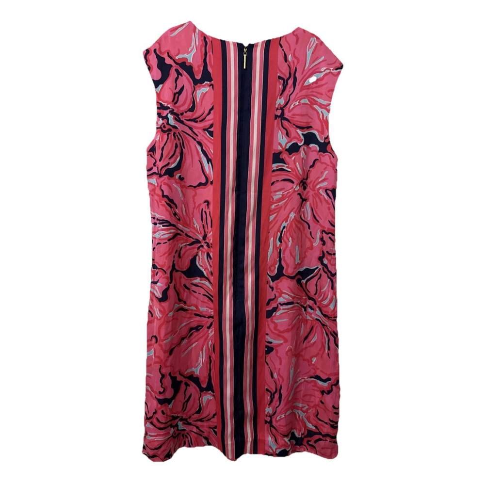 Lilly Pulitzer Women’s Floral Spring Dress XS Easter Pink Sleeveless Lined - Picture 4 of 7
